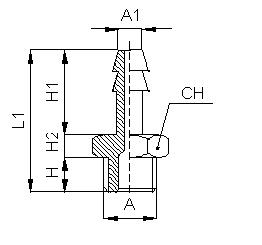 A0153812 Ниппель 12 мм - G 3/8 (Елочка)